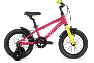 Велосипед FORMAT Kids 14 (14" 1 ск.) 2022, розовый, RBK22FM14536