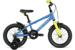 Велосипед Format Kids 14 (14" 1 ск.) 2022, синий, RBK22FM14534