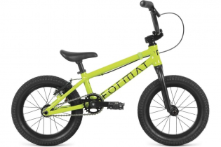 Велосипед Format Kids 14 bmx (14" 1 ск.) 2022, зеленый, RBK22FM14533