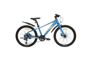 Велосипед TechTeam Neon 24"х13" синий 2024