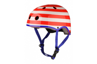 Велосипедный шлем COSMIC WHITE RED S арт 47140 (10216170/260318/0027982, Китай)
