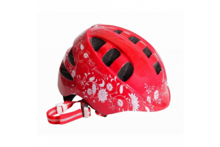 Шлем детский с регулировкой,  размер M(56-58см), цвет красный,инд.уп. Vinca Sport
