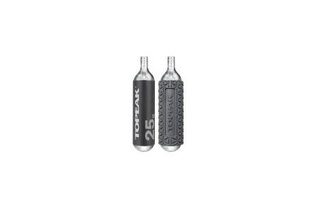 TOPEAK 25G threaded CO2 cartridge 2pcs/package w/silicon rubber protective sleeve for 27.5"and 29" tire комплект баллон