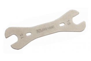 Конусный ключ BIKE HAND, размеры: 15,16 мм