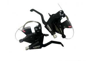 Шиф/Тор р. Shimano Altus, M310, лев/пр, 3x8ск, тр.+оплетк, цвет черный