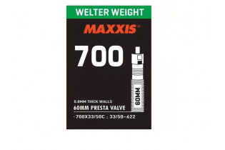 Камера Maxxis Welter Weight 700x33/50C 0.8 мм вело нип. 60 мм (EIB00137400)