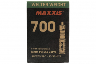 Камера Maxxis Welter Weight 700x23/32C 0.8 мм вело нип. 48 мм (EIB00099900)