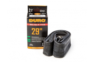 Велокамера DURO 29" (В КОРОБКЕ) 29х1.95/2.125 F/V-52 (ФРАНЦУЗСКИЙ НИППЕЛЬ!!!)