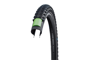 Покрышка для велосипеда Schwalbe MARATHON 365, 28x1.75, 47-622, wired, black Reflex, Performance TwinSkin, GreenGuard