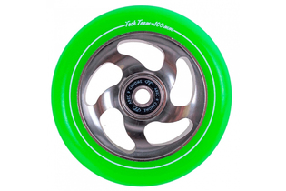 Колесо для самоката X-Treme 100*24мм Curved, green
