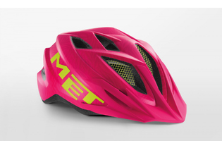 Велошлем подростковый Met Crackerjack Pink/Green Texture Unisize (52-57 см) (3HELM82UNPR) (10113110/210119/0005757, КИТА