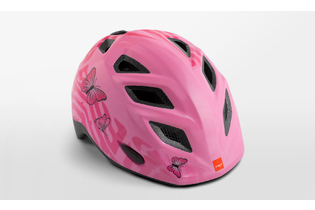 Велошлем детский Met Elfo Pink Butterflies Unisize (46-53 см) (3HELM89UNLR) (10013190/070518/0011279, Китай)