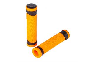 Грипсы Enlee XR-10 125мм с закрытым торцом, оранжевые
