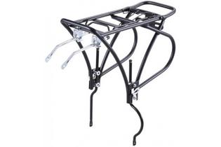 Багажник  алюм. CD-47 24-29" сварной  регул. для диск. торм. (20) черный OSTAND